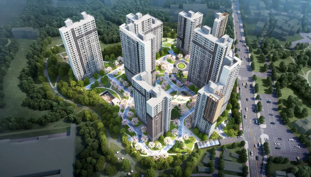 익산 중흥S-클래스 퍼스트파크 단지 조감도